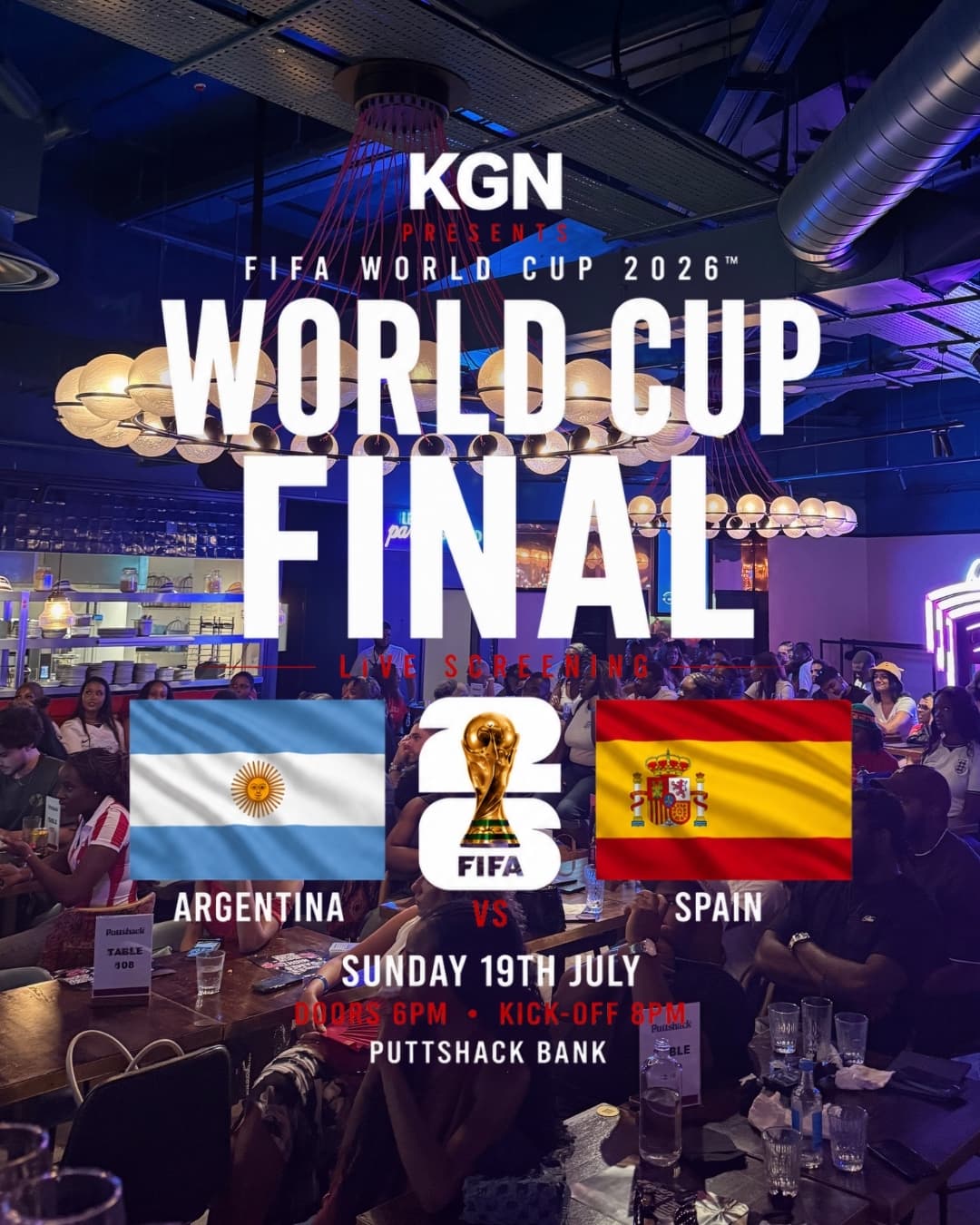 ⚽ARGENTINA VS SPAIN | FIFA WORLD CUP 2026 FINAL SCREENING event image
