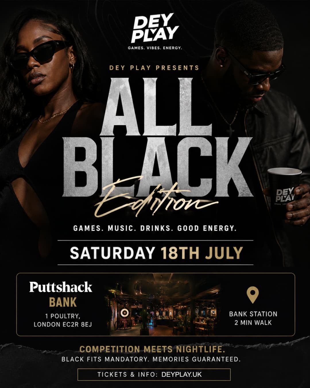 Dey Play - All Black Edition event image