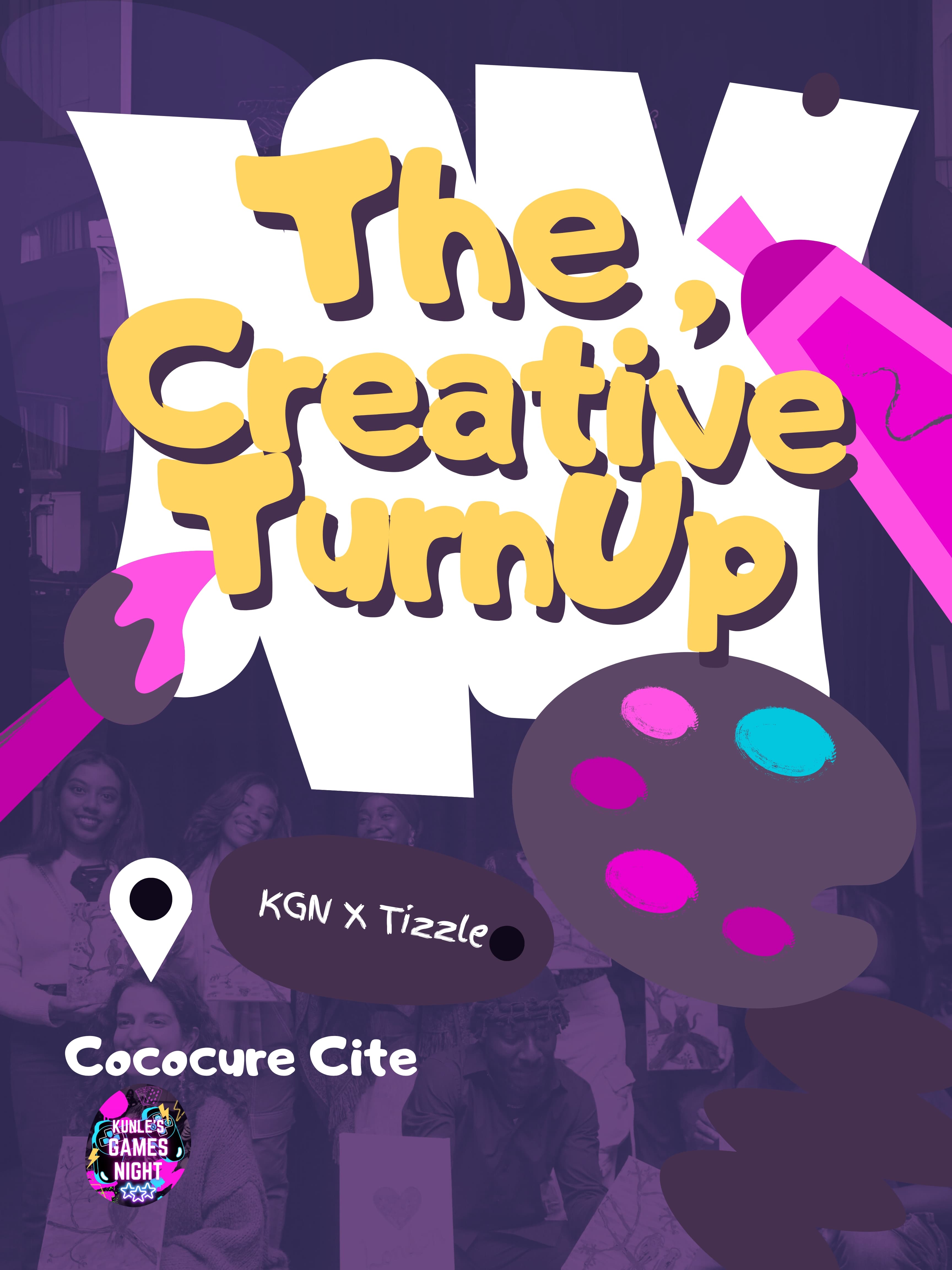 KGN X Tizzle - The Creative TurnUp 🖌️💃🏾 event image